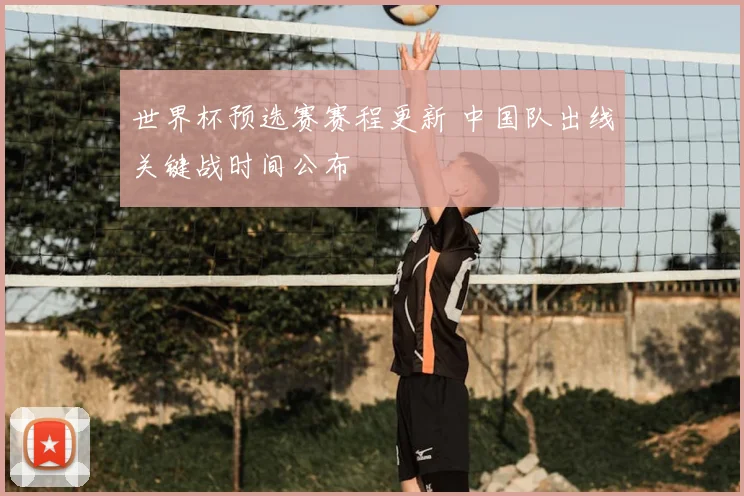 世界杯预选赛赛程更新 中国队出线关键战时间公布