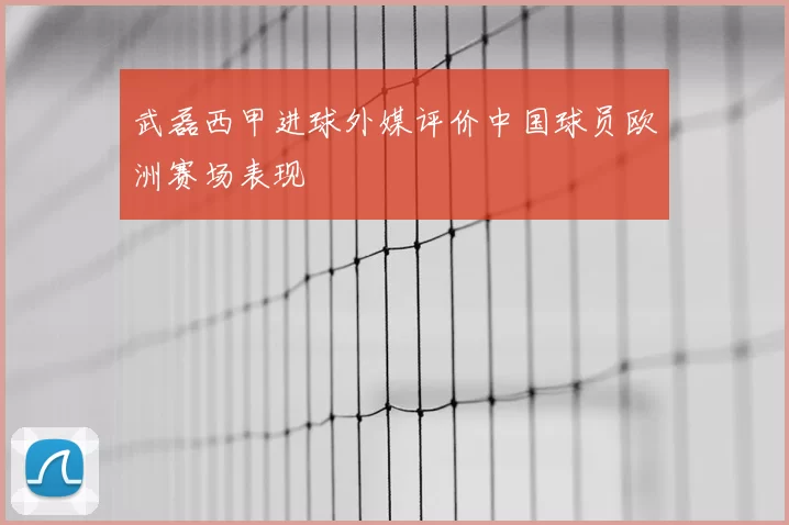 武磊西甲进球外媒评价中国球员欧洲赛场表现